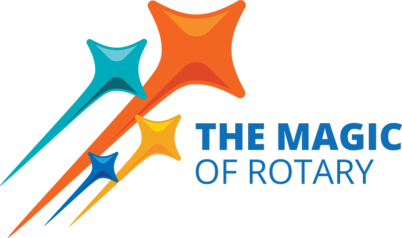 RI Theme 2024-25 logo The Magic of Rotary
