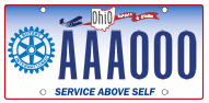 Ohio License Plate Rotary